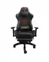 Silla Gamer Giratoria Para Pc Con Reposa Pies Negra