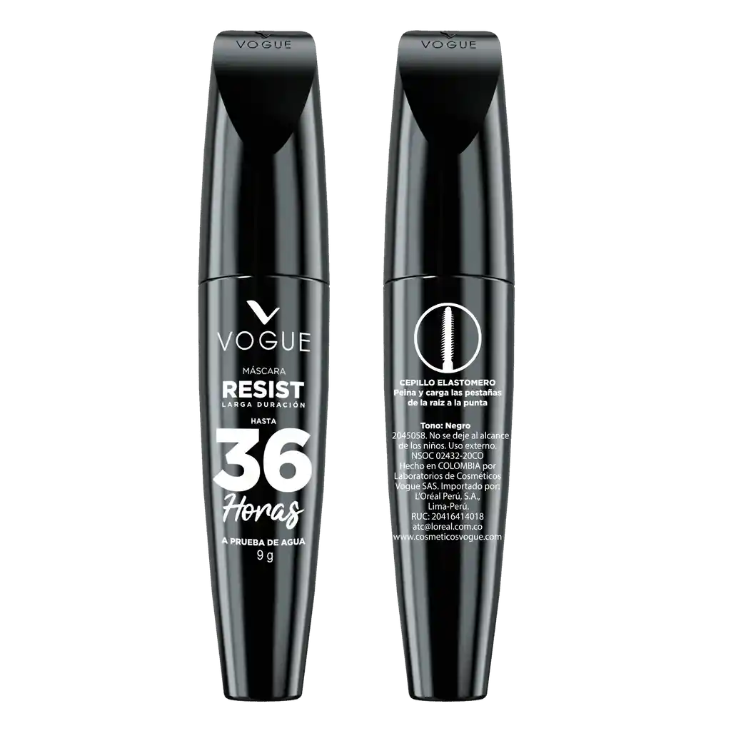 Vogue Mascara Pestanina Resist Larga