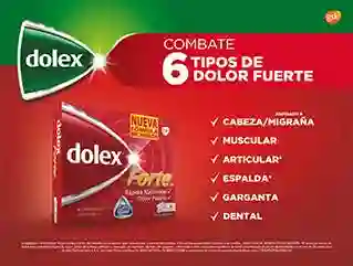 Dolex Forte Acetaminofen + Cafeina X 1 Tableta