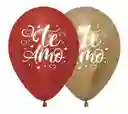 Globos Bombas R-12 Te Amo Brillante Reflex Surt X 50