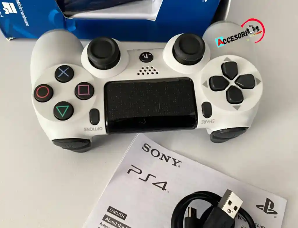 Control Ps4 Sony *blanco* Dualshock