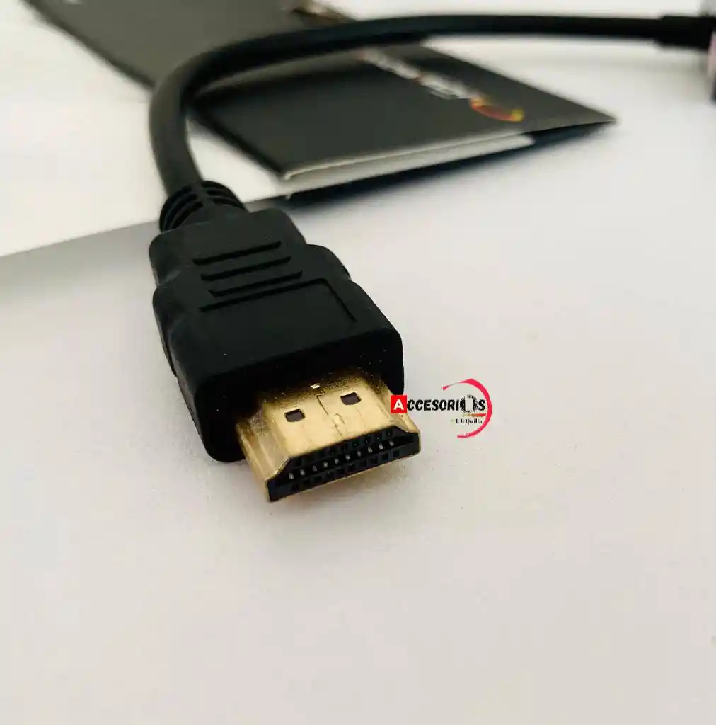 Adaptador Convertidor Cable Hdmi A Vga 1080p + Audio