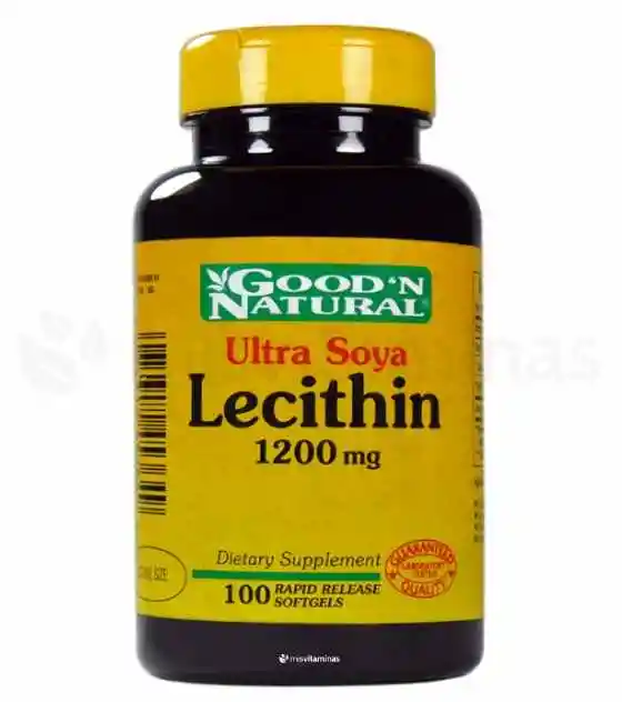 Lecithin 1200 Mg 100 Softgel Good´n Natural