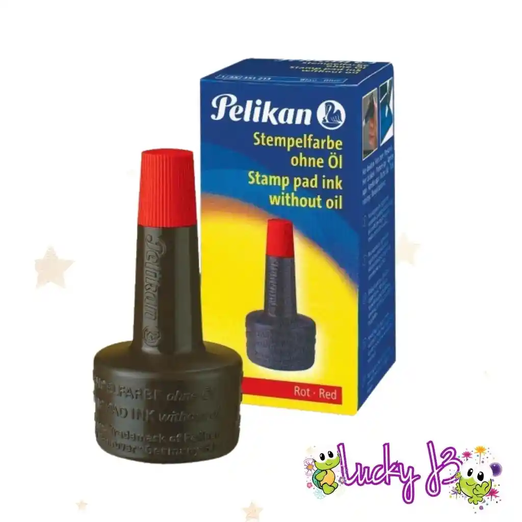 Pelikan Tinta Para Sellos Roja 30Ml