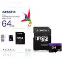 Adata Micro Sd 64 Con Adaptador