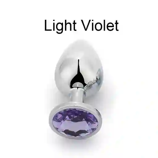 Plug Anal Metálico Talla S Light Violet