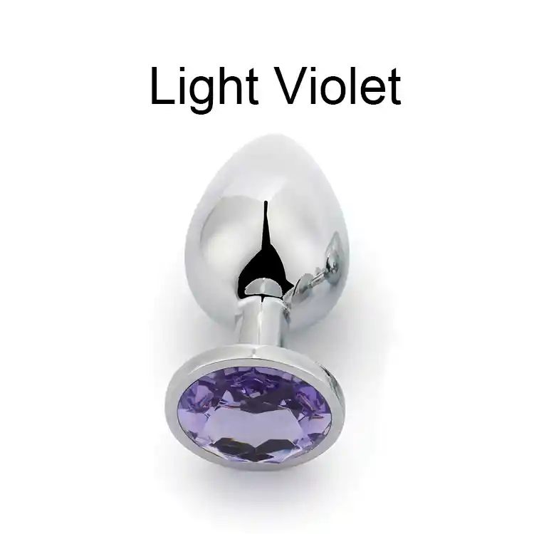 Plug Anal Metálico Talla S Light Violet
