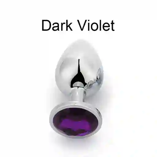 Plug Anal Metalico Talla S Dark Violet