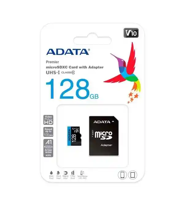 Adata Micro Sd 128Gb Con Adaptador