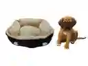 HallyPet Cama Grande Doble Faz Beige