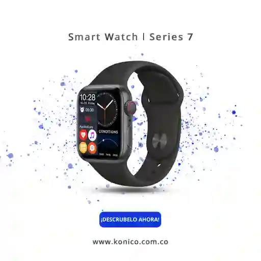 Reloj Inteligente Serie 7 - Resistente Al Agua + Manilla Gratis