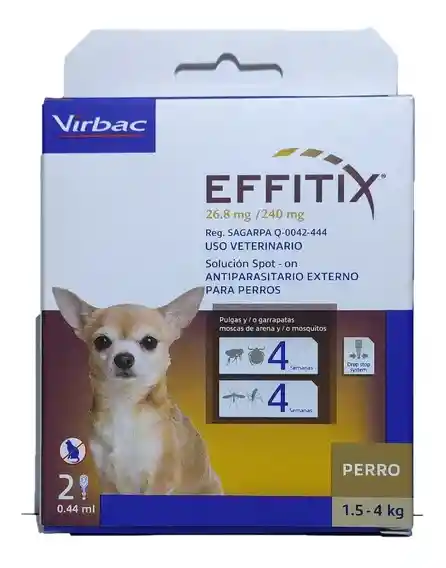 Effitix 1.5 A 4 Kg 2 Pipetas