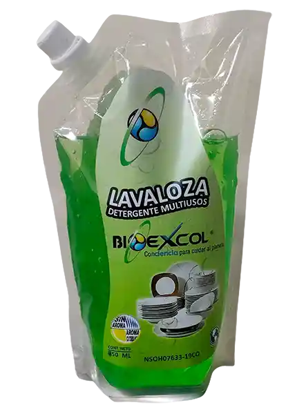 Lavaplatos Líquido Biodegradable 500 Ml Doypack Limón