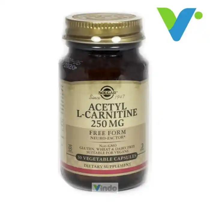 Acetyl L- Carnitina 250 Mg 30 Capsulas Vegetales