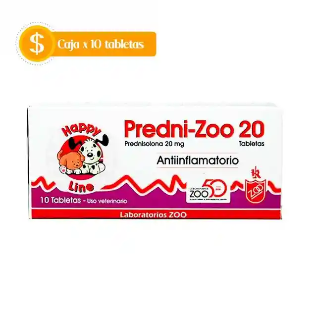 Zoo Predni- 20 Mg De 10 Tabletas