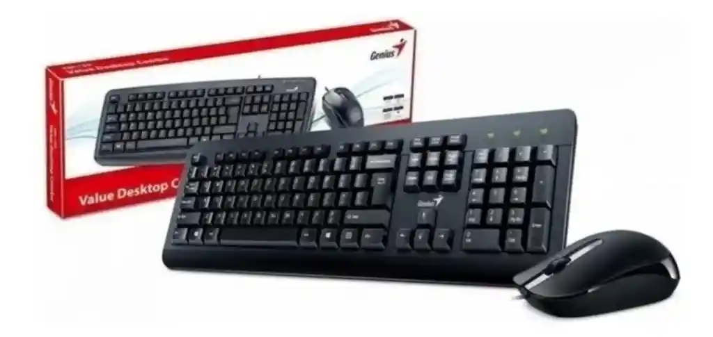 Genius Combo Teclado Y Mouse Km-160 Alambrico