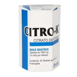 Citro-K Tabletas (1080 mg)