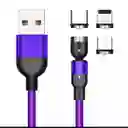 Iphonecable Carga Rapida Y Datos - - Android (usb C - Micro Usb) - De 1 Mt - Morado