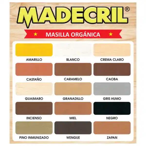 Masilla Para Madera 220g Castaño