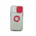 iPhoneFunda Case Anillo Soporte Protector Camara Rojo Para 12 Pro Max