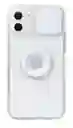 iPhoneFunda Case Anillo Soporte Protector Camara Blanco Para 12 Pro Max