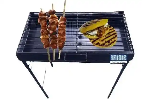 Asador A Carbon Desarmable Clasico 57x32