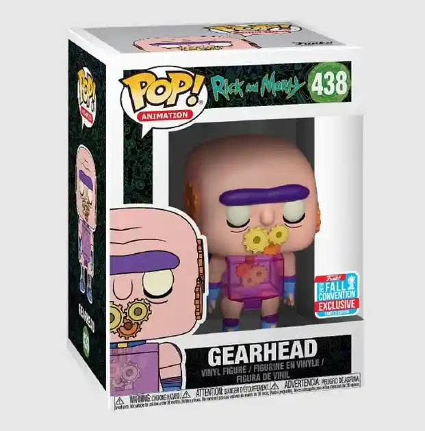 Funko Pop Gearhead Rick And Morty 438 Nycc 2018