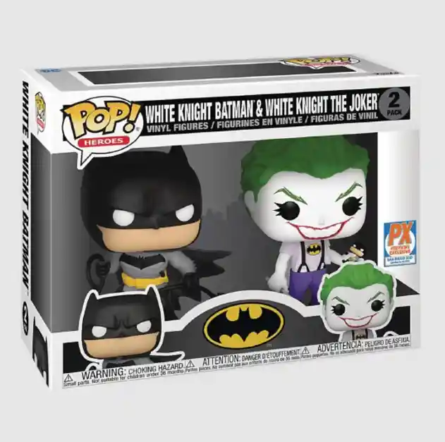 Funko Pop White Knight Batman & White Knight The Joker 2pack Px