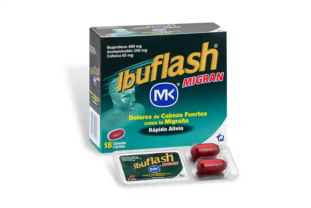Ibuflash Migran X2 Capsulas Liquidas