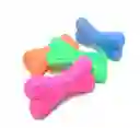 2 Juguetes Hueso Galleta Macizos Colores Surtidos