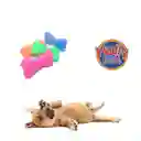 2 Juguetes Hueso Galleta Macizos Colores Surtidos