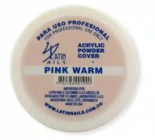 Polvo Acrílico Cover Pink Warm Latín Nails X 14g