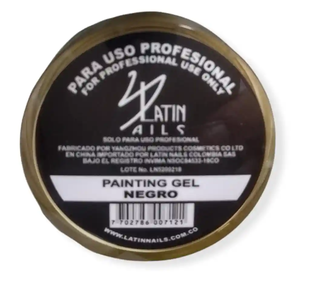 Painting Gel Negro Latin Nails