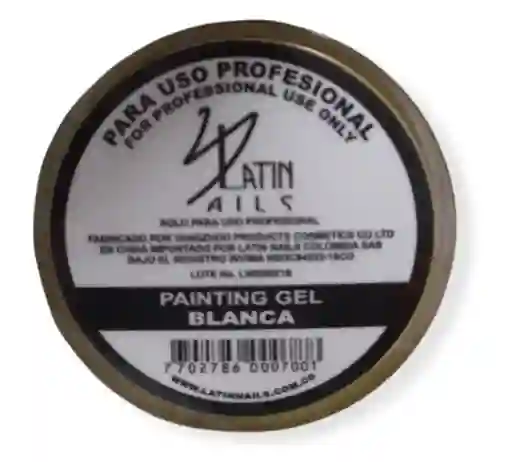 Painting Gel Blanco Latin Nails