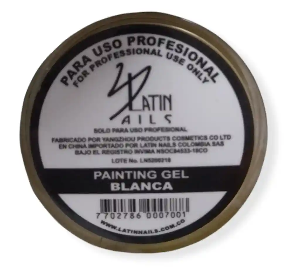 Painting Gel Blanco Latin Nails