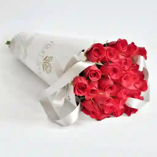 Bouquet De 24 Rosas Rojas