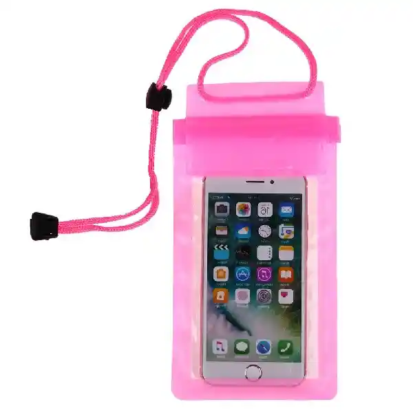 Funda De Celular Protector Lluvia Agua Estuche Teléfono Waterproof Piscina