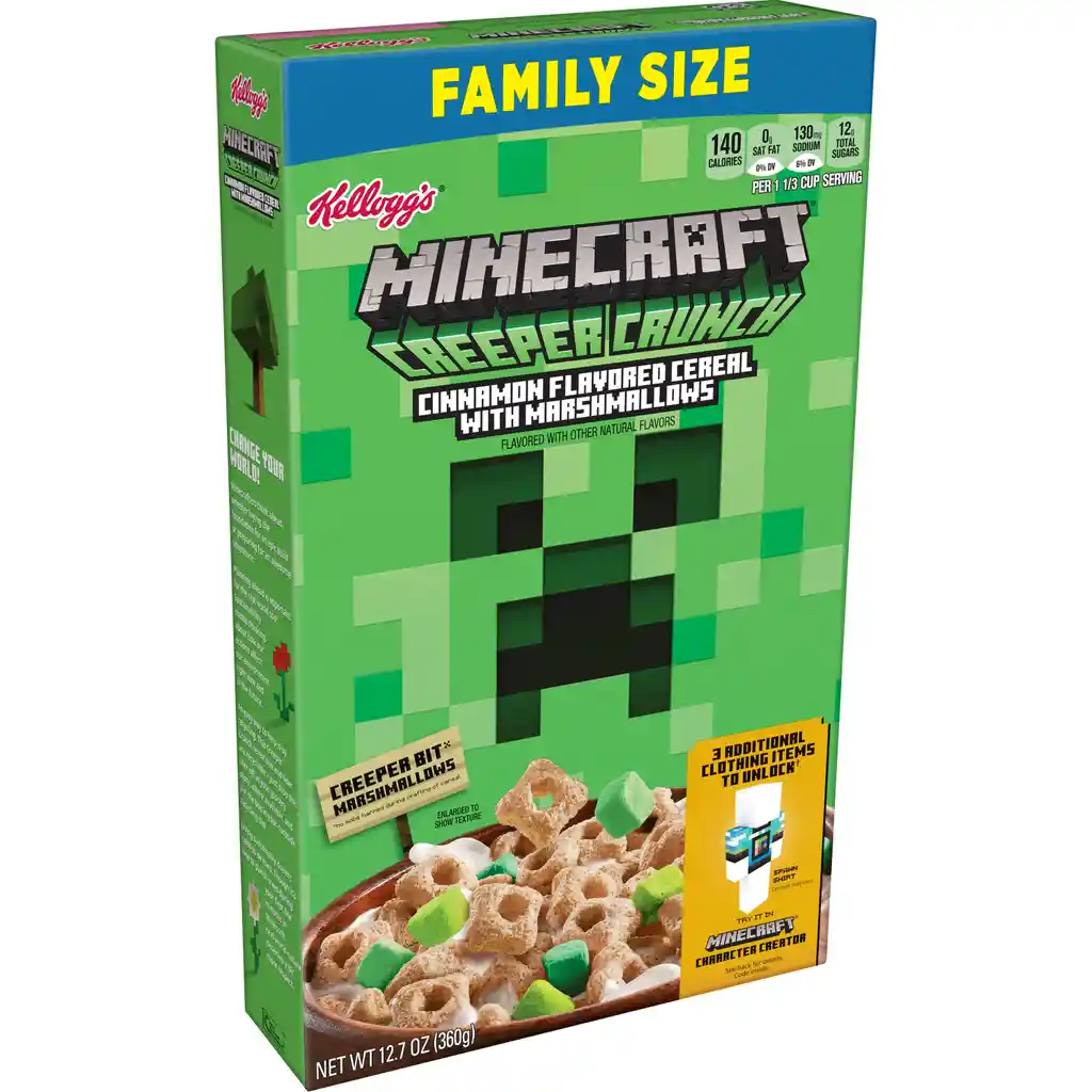 Kelloggs Cereal De Minecraft 360 G