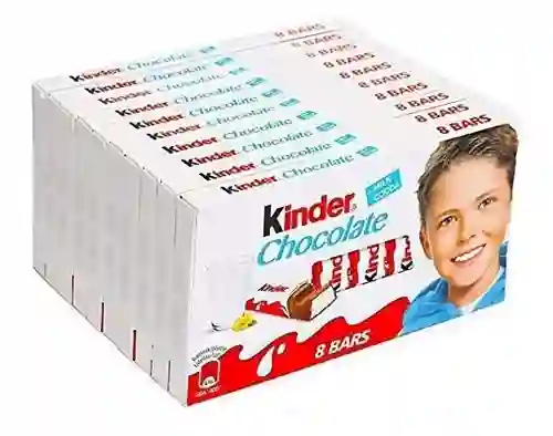 Kinder Barra 10 Cajas X8 Chocolates