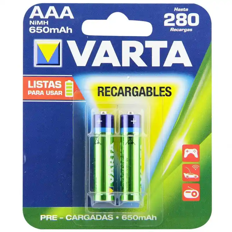 Pila (bateria) Varta Aaa Recargable, Par