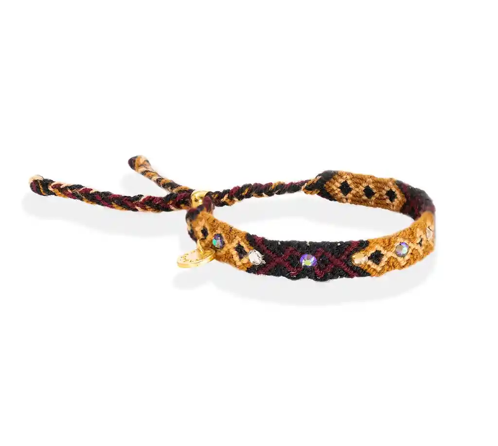 Wayuu Skinny Bracelet - Black