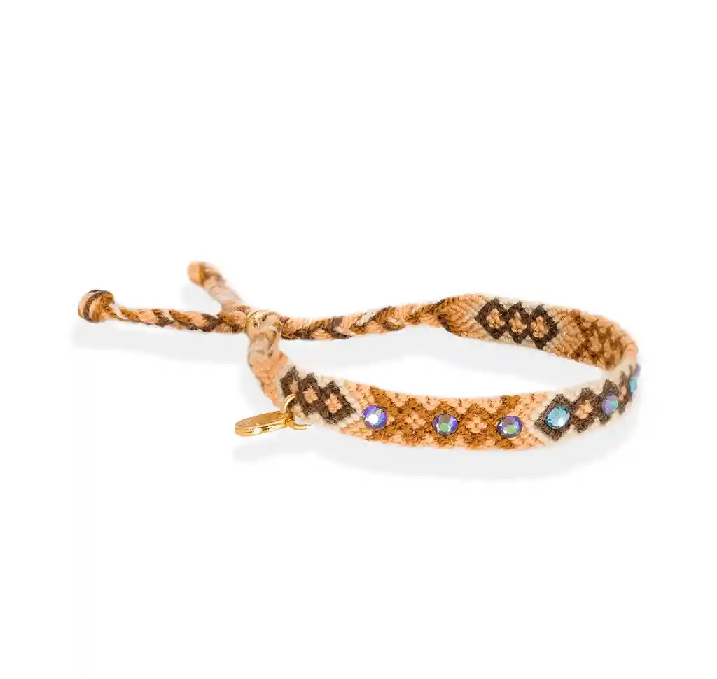 Wayuu Skinny Bracelet - Beige