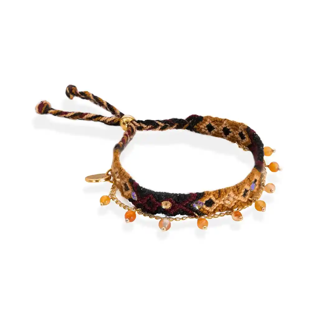 Wayuu Pulsera Free Spirit - Black