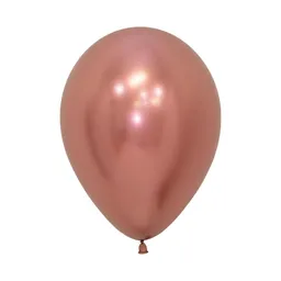 Globos Reflex Dorado Rosa