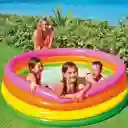 Piscina Inflable Intex De 168x46 Cm Flotador De 4 Aros Multicolor Flotadores