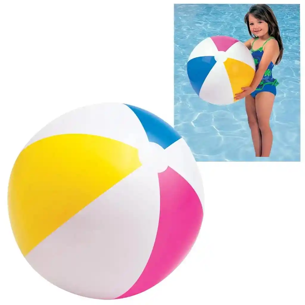 Balon Inflable Flotador Pelota De Piscina Intex Flotadores