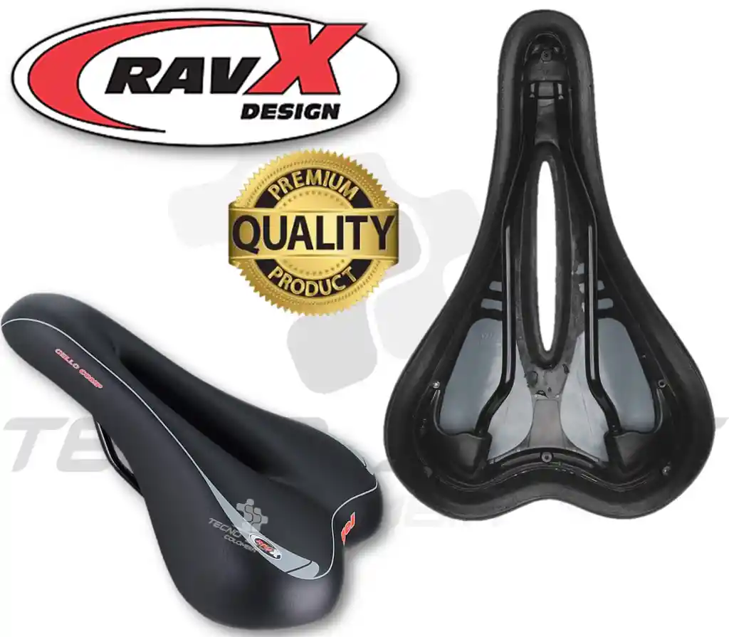 Sillin Ravx Gello Comp Gel Ergonomico Bicicleta Galapago