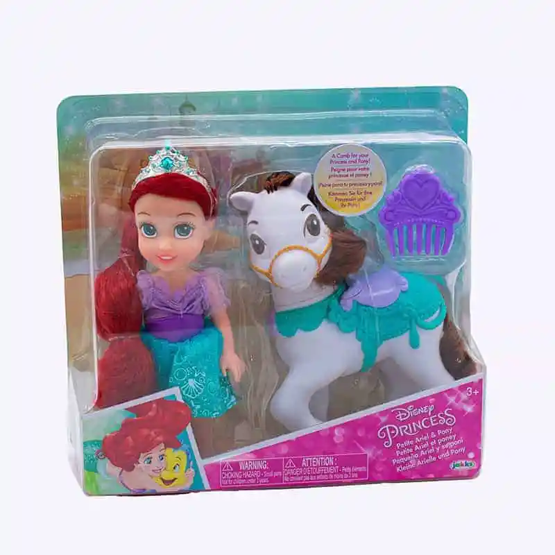 Disney Muñeca Princesa Ariel Sirenita Con Pony