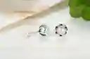 Aretes Elegantes Para Mujer Perlas Agua Dulce En Plata 925