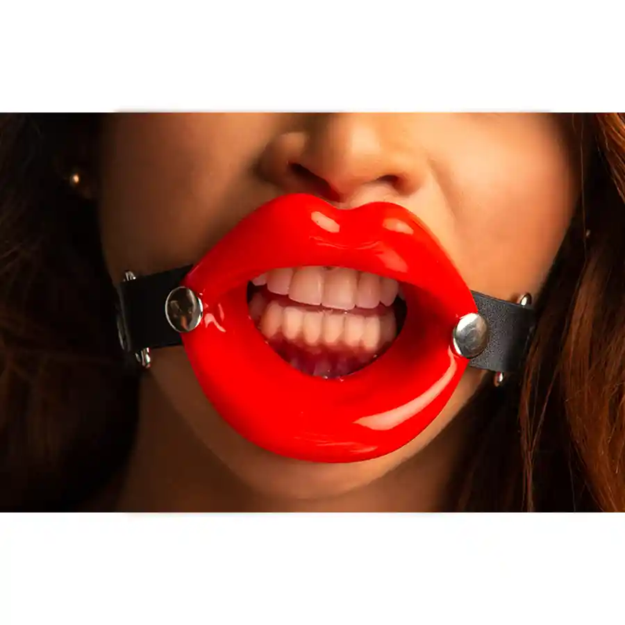 Mordaza Mouth Gag Lips Red